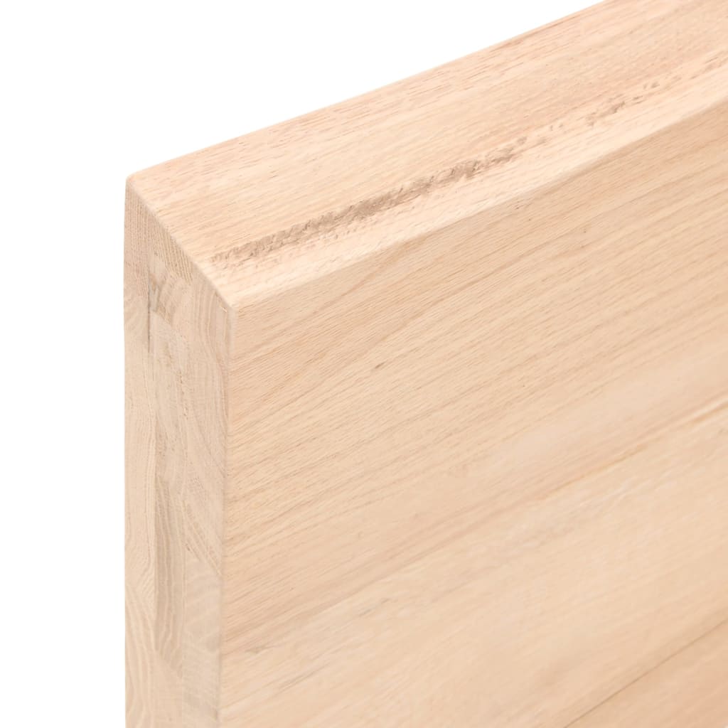 Bathroom Countertop 80x30x(2-6) cm Untreated Solid Wood