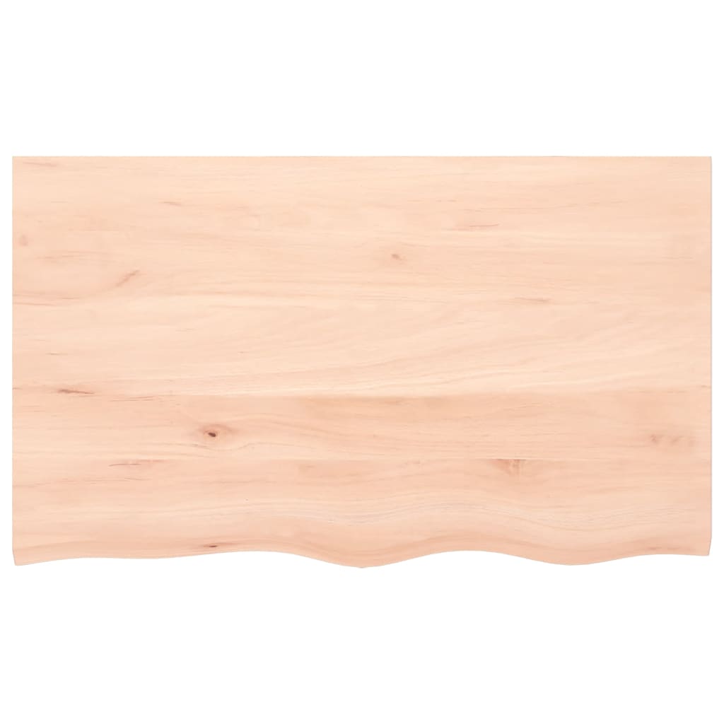 Bathroom Countertop 100x60x2 cm Untreated Solid Wood