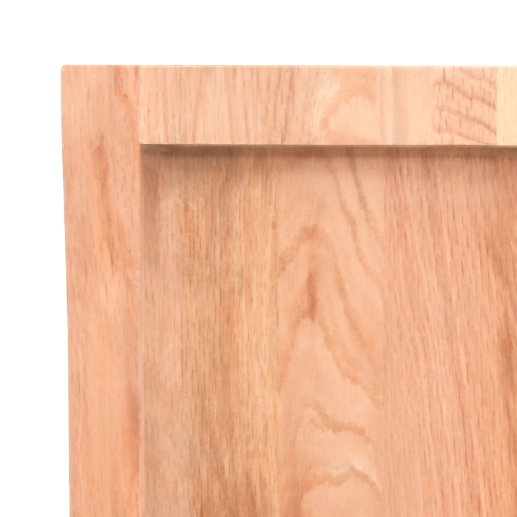 Bathroom Countertop Light Brown 160x30x(2-4)cm Treated Solid Wood