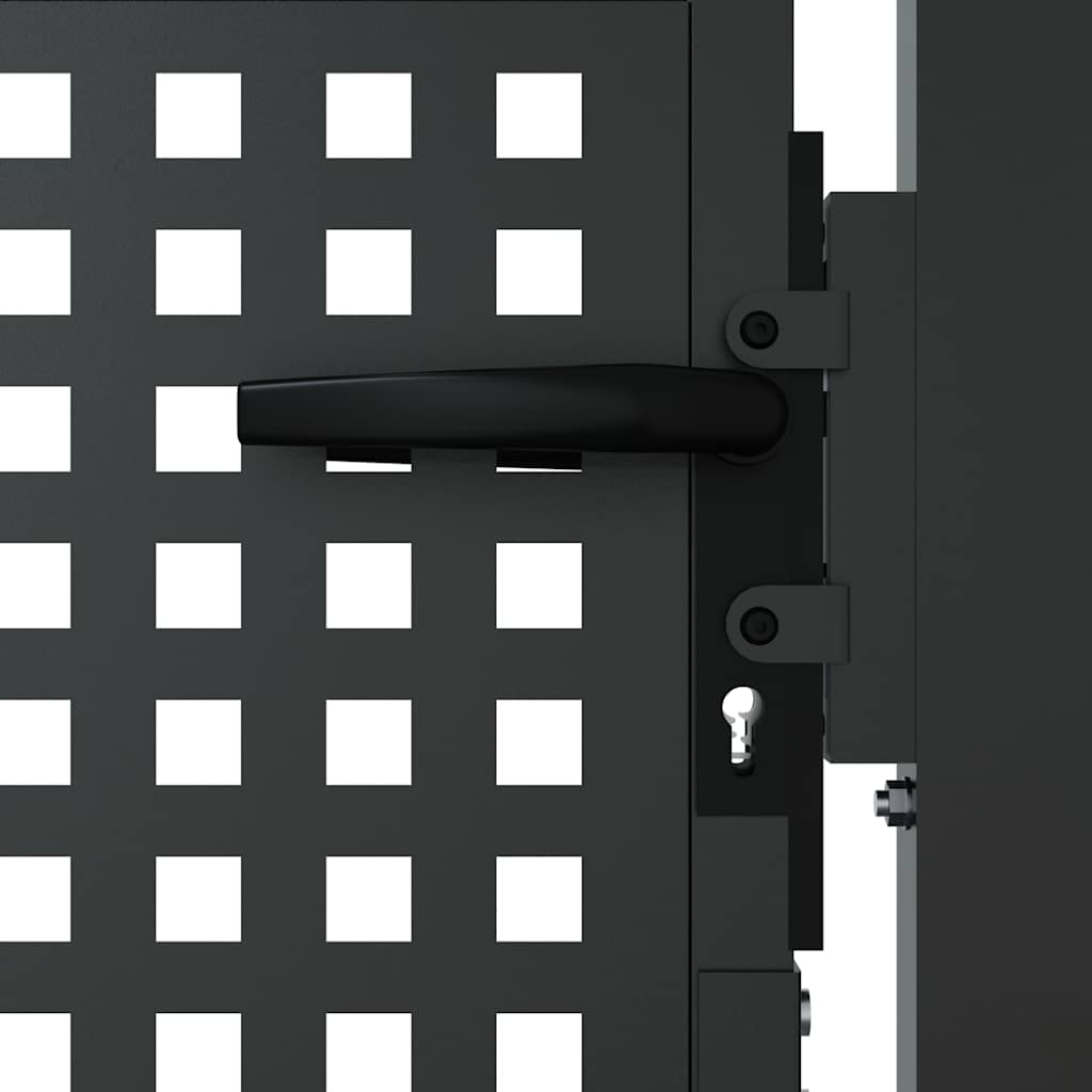 Garden Gate Anthracite 100x150 cm Steel