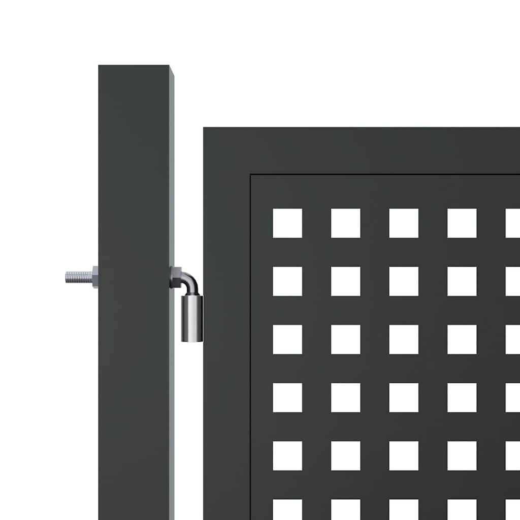 Garden Gate Anthracite 300x100 cm Steel