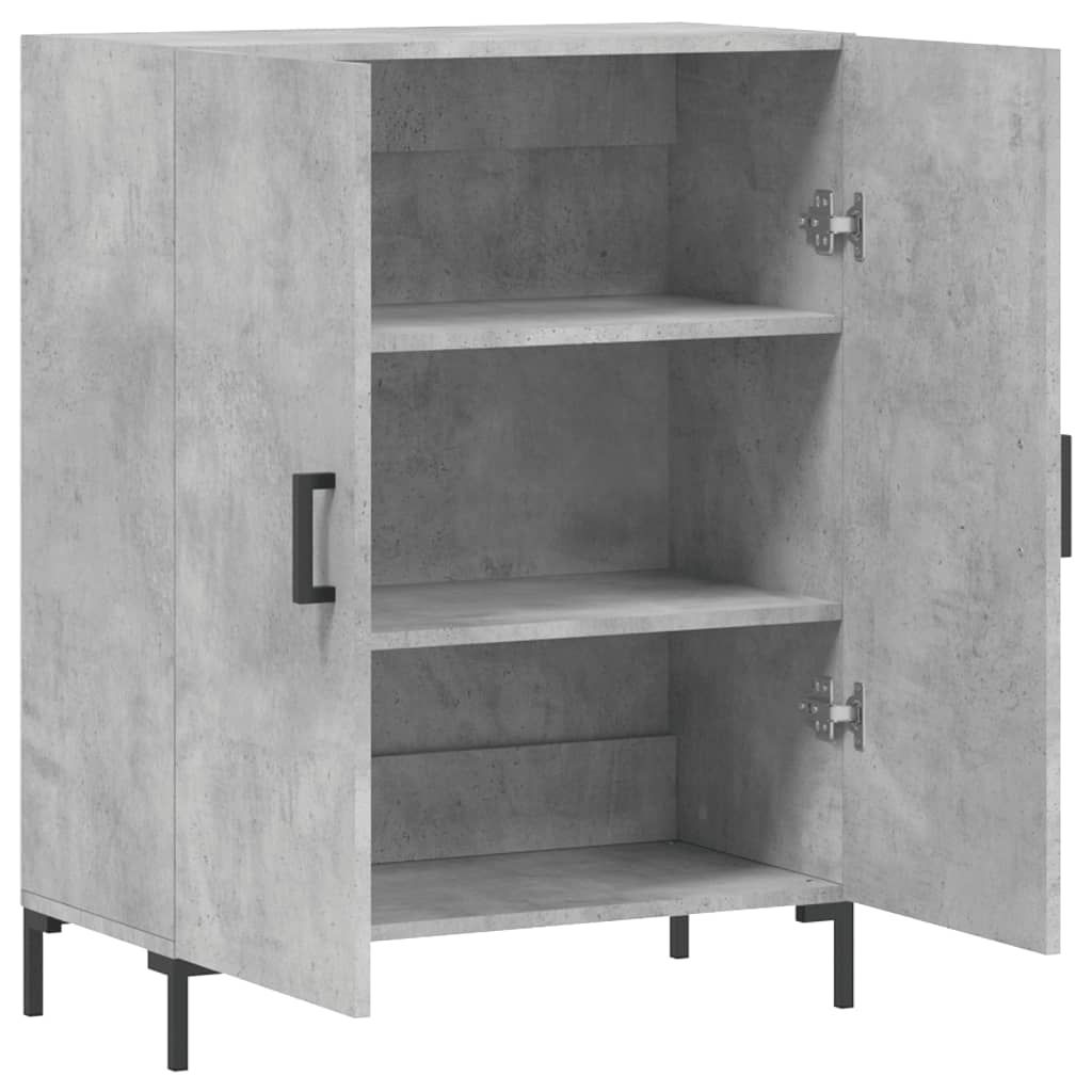 Sideboard Concrete Grey 69.5x34x90 cm Engineered Wood