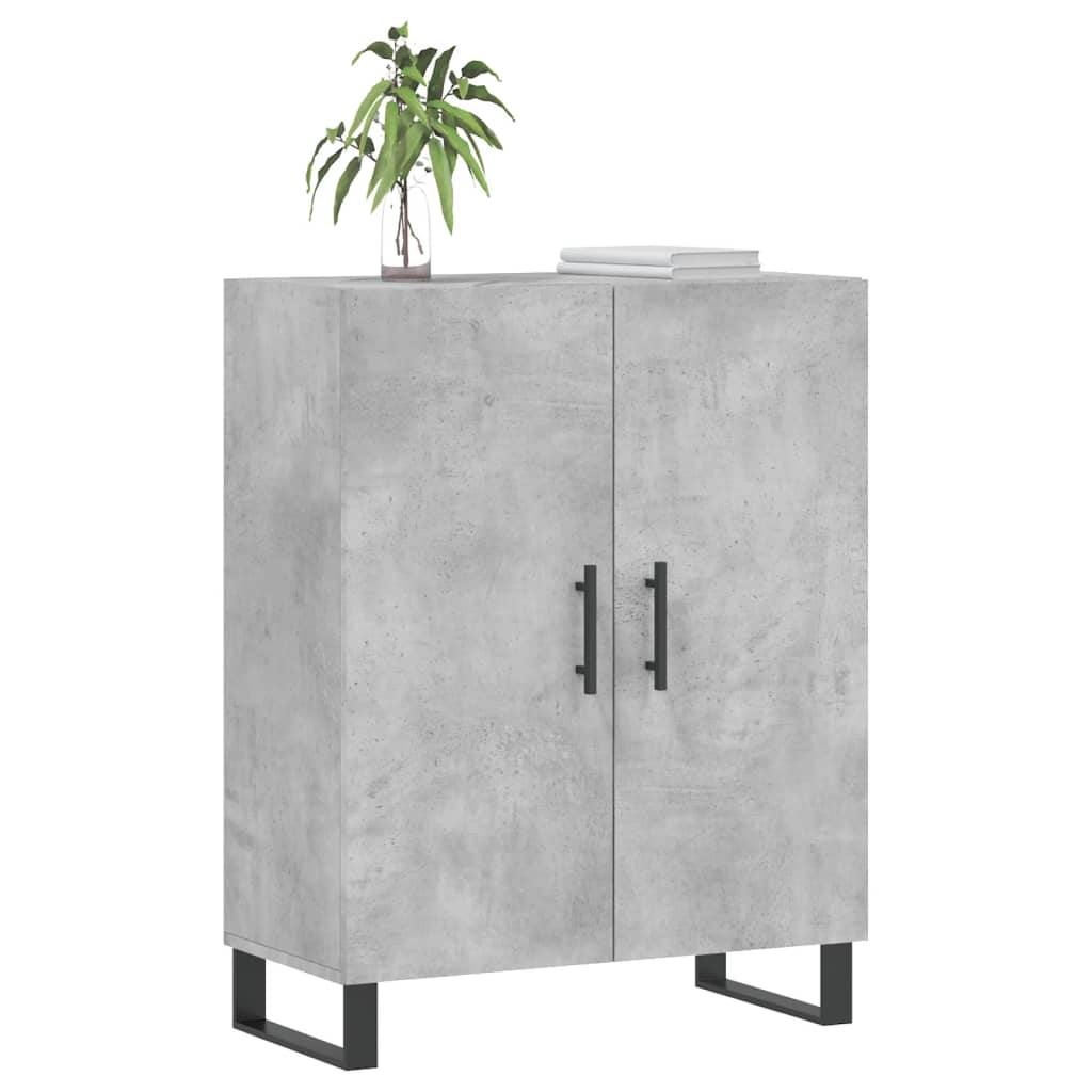 Sideboard Concrete Grey 69.5x34x90 cm Engineered Wood