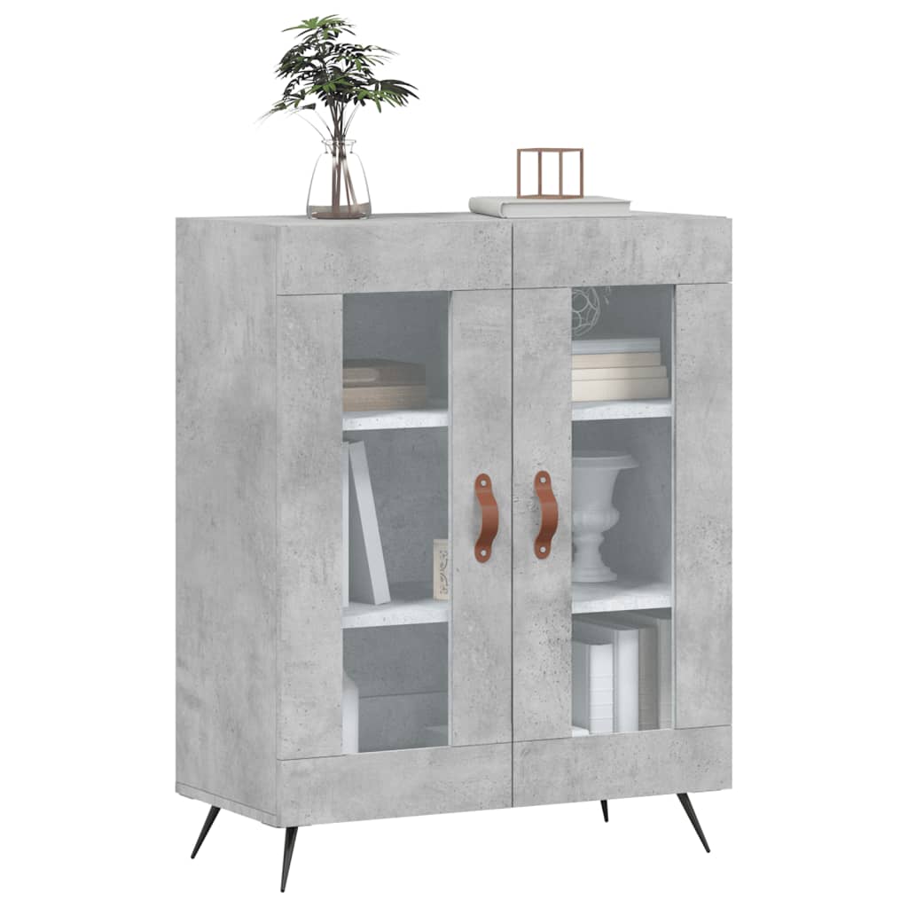 Sideboard Concrete Grey 69.5x34x90 cm Engineered Wood