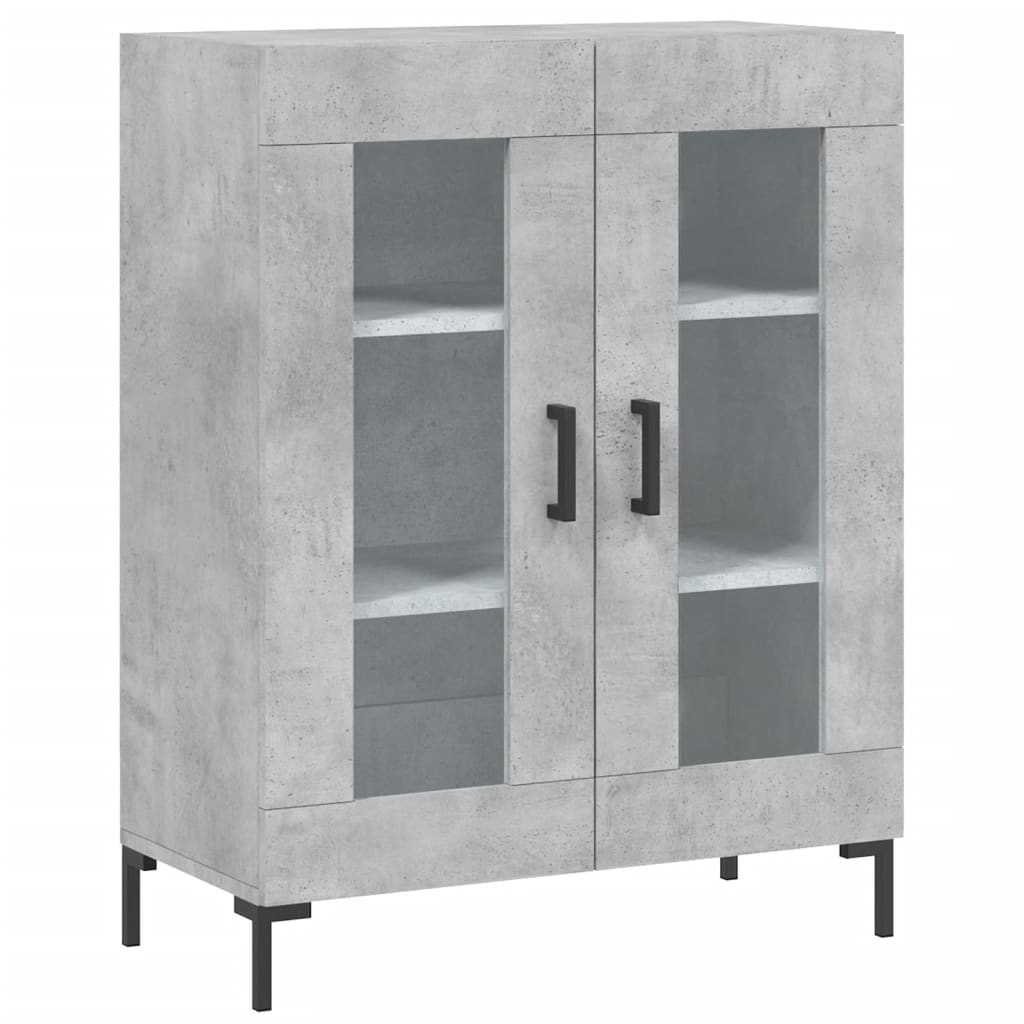 Sideboard Concrete Grey 69.5x34x90 cm Engineered Wood