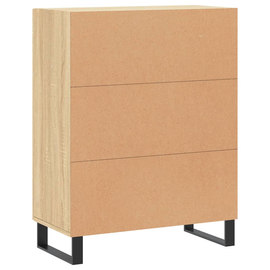Sideboard Sonoma Oak 69.5x34x90 cm Engineered Wood