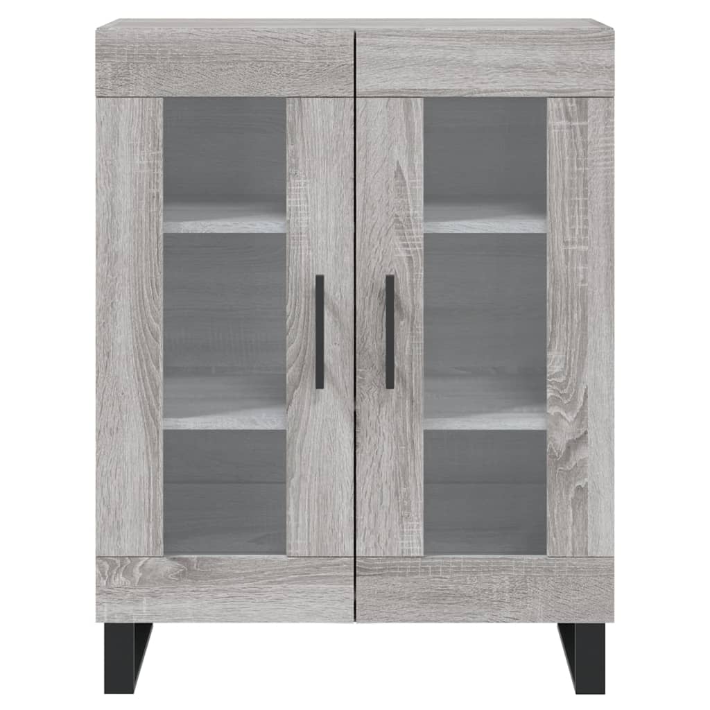Sideboard Grey Sonoma 69.5x34x90 cm Engineered Wood