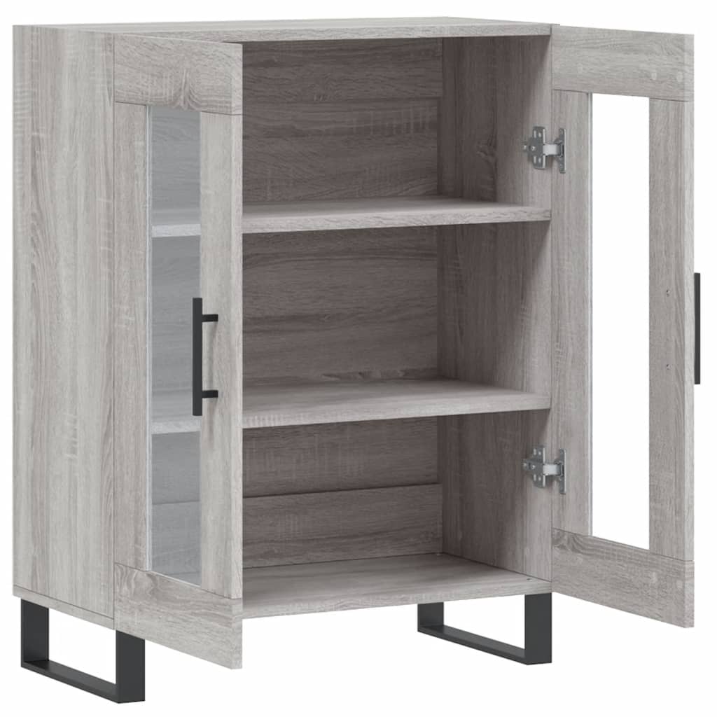 Sideboard Grey Sonoma 69.5x34x90 cm Engineered Wood