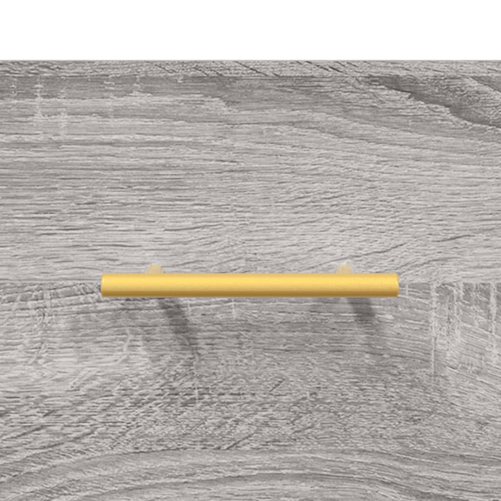 Sideboard Grey Sonoma 69.5x34x90 cm Engineered Wood
