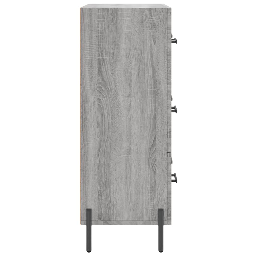 Sideboard Grey Sonoma 69.5x34x90 cm Engineered Wood