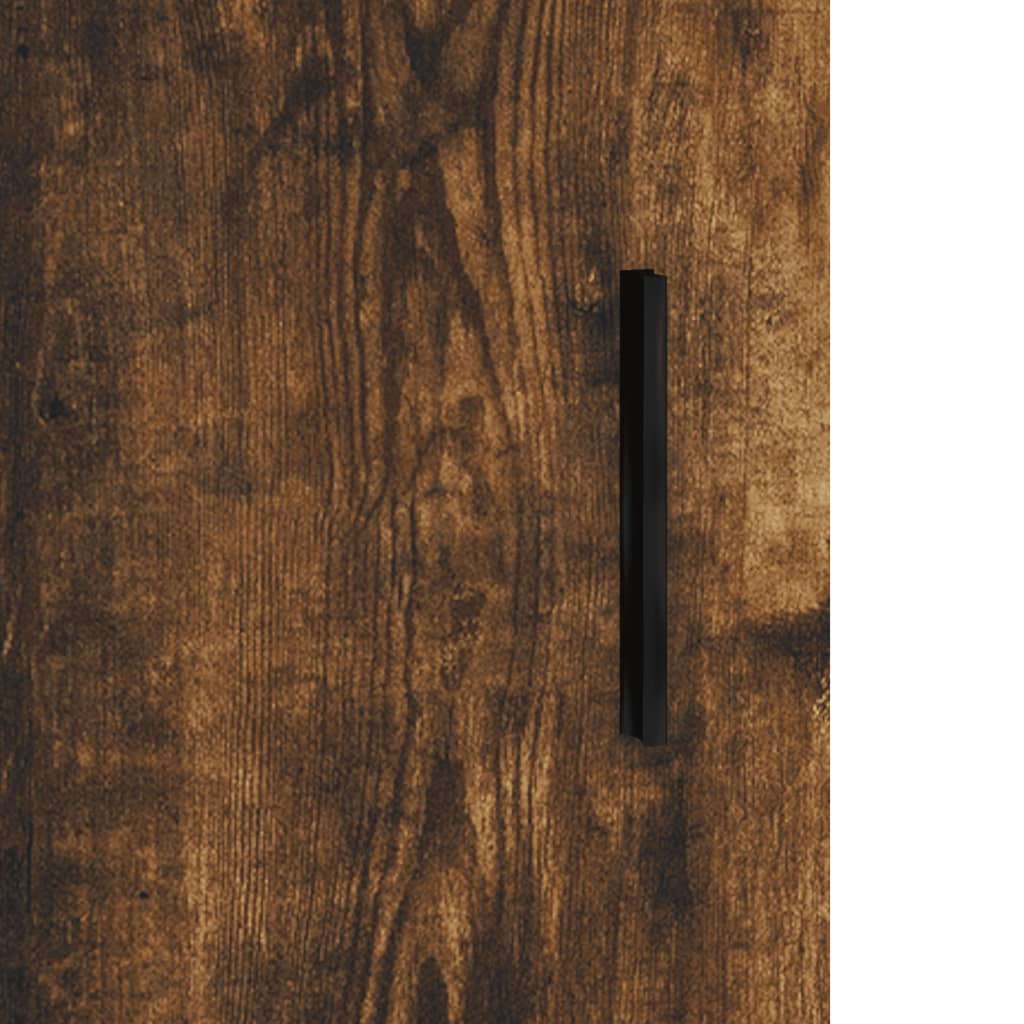 Sideboard Smoked Oak 69.5x34x90 cm Engineered Wood