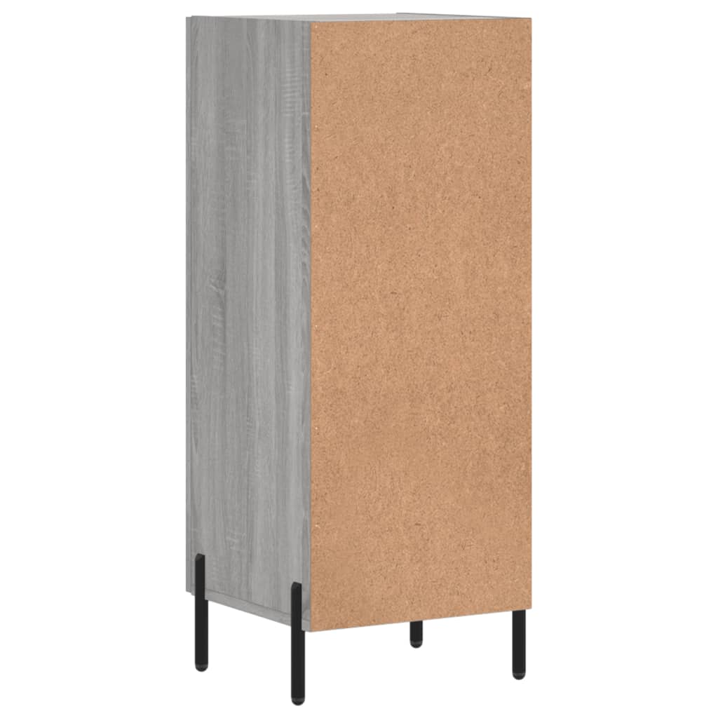Sideboard Grey Sonoma 34.5x34x90 cm Engineered Wood