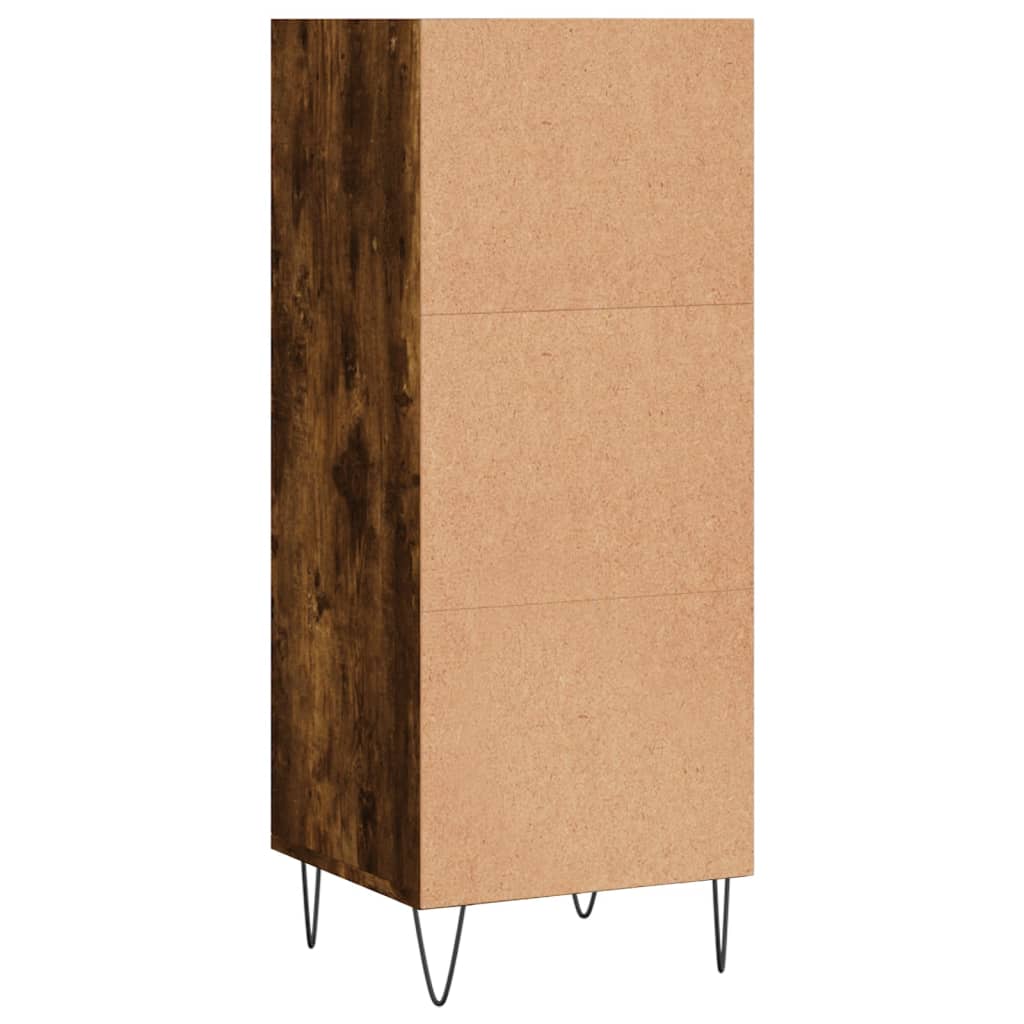 Sideboard Smoked Oak 34.5x32.5x90 cm Engineered Wood