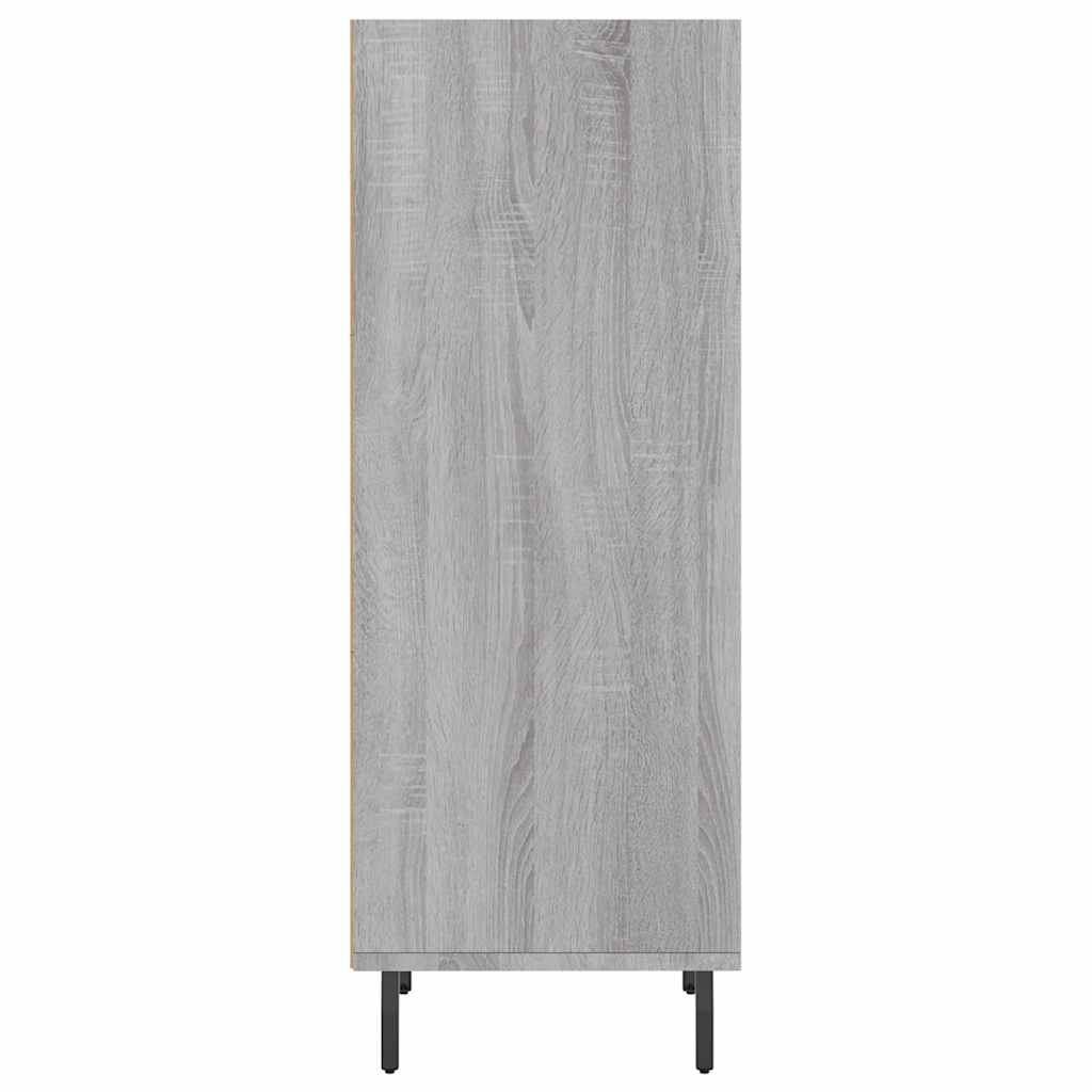 Sideboard Grey Sonoma 34.5x32.5x90 cm Engineered Wood