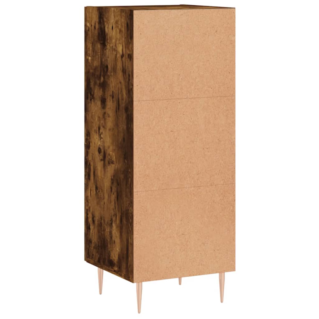 Sideboard Smoked Oak 34.5x34x90 cm Engineered Wood