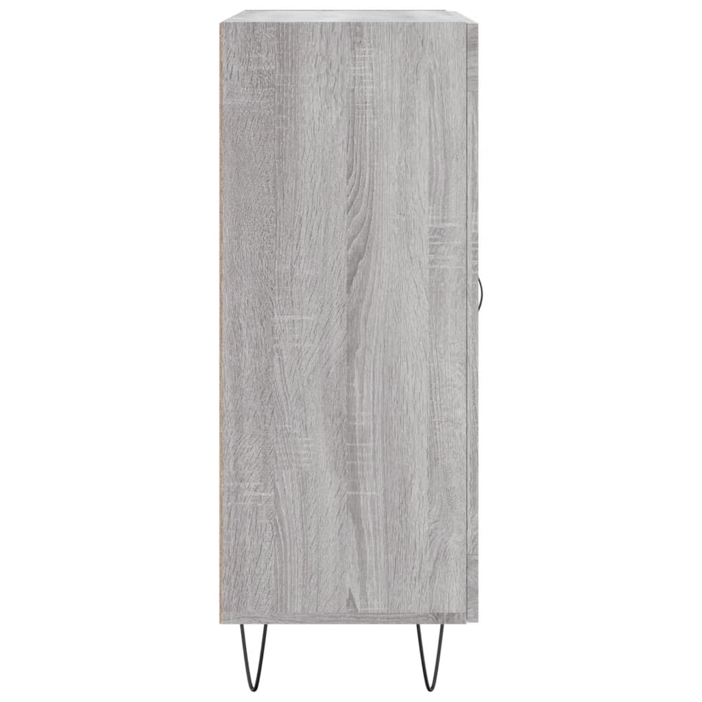 Sideboard Grey Sonoma 69.5x34x90 cm Engineered Wood