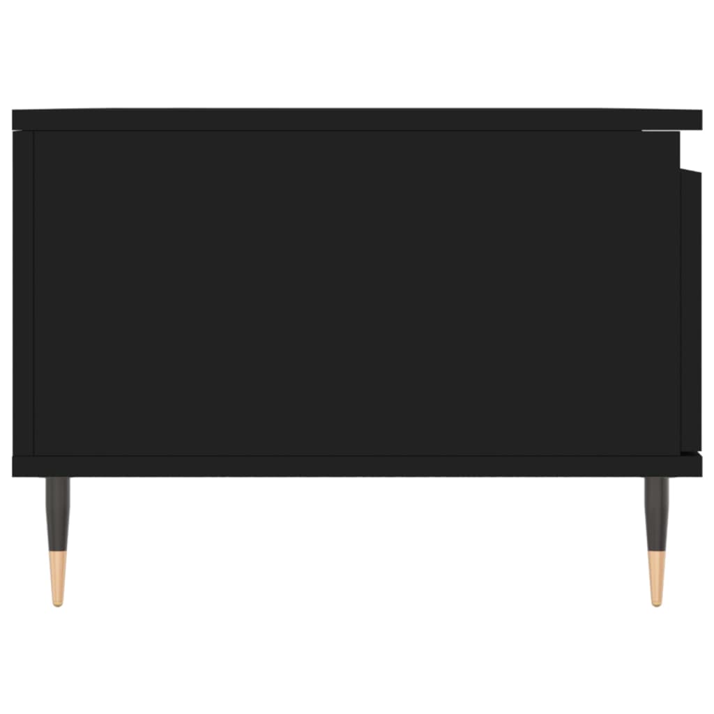 Coffee Table Black 90x50x36.5 cm Engineered Wood