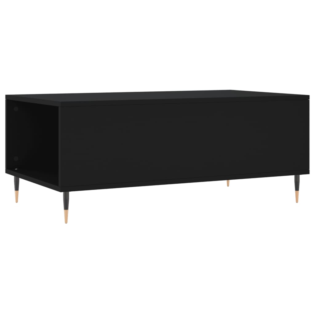 Coffee Table Black 90x50x36.5 cm Engineered Wood