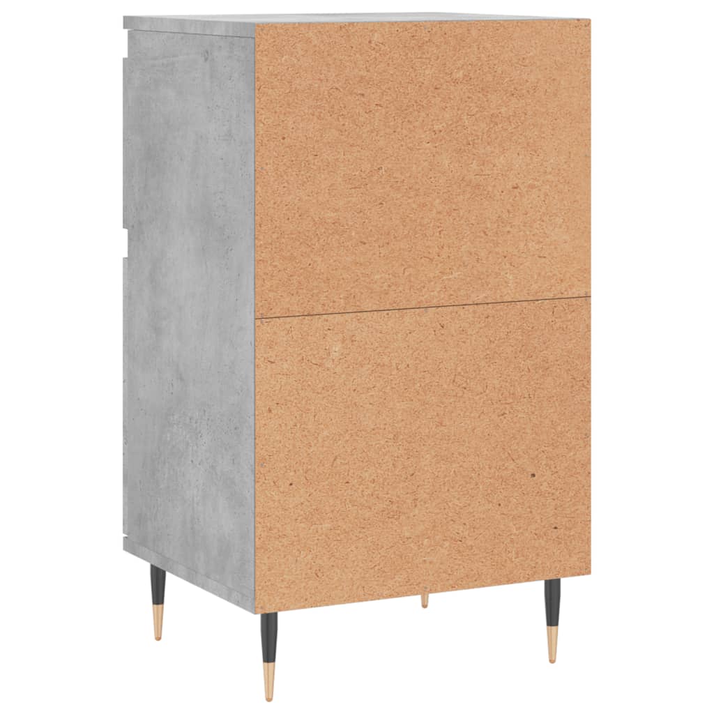 Sideboards 2 pcs Concrete Grey 40x35x70 cm Engineered Wood