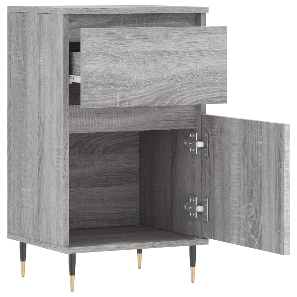Sideboards 2 pcs Grey Sonoma 40x35x70 cm Engineered Wood