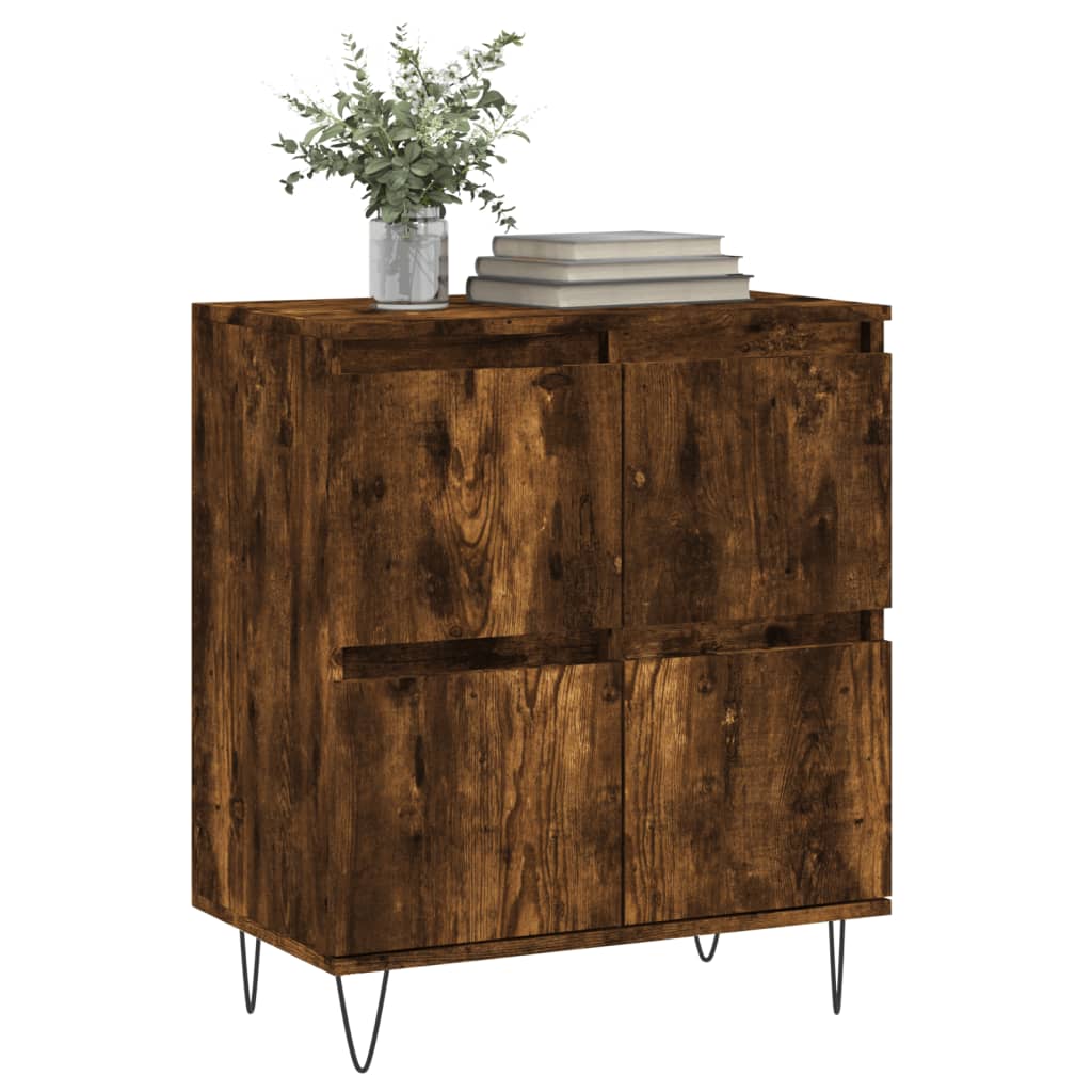 Sideboard Smoked Oak 60x35x70 cm Engineered Wood