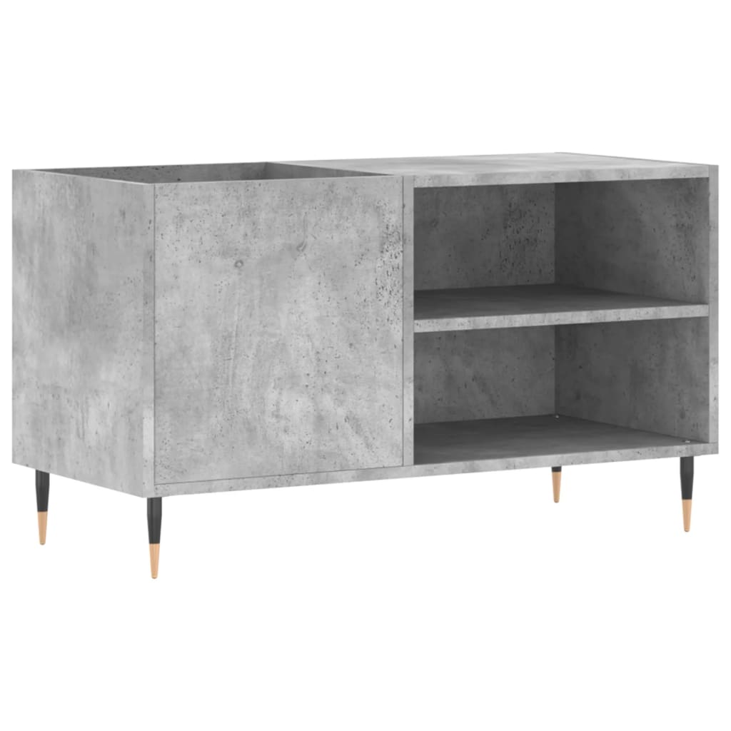 Record Cabinet | Concrete grey | Engineered wood, iron | 85x38x48 cm