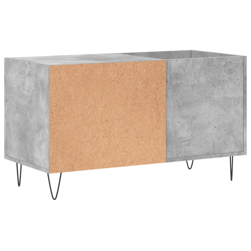 Record Cabinet | Concrete grey | Engineered wood, iron | Medium
