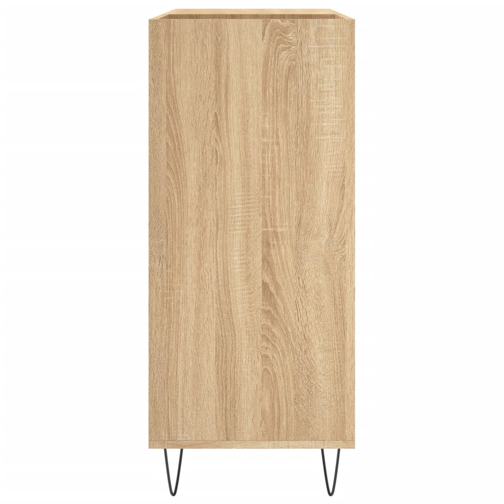 Record Cabinet | Sonoma oak | Engineered wood | Medium | Record Cabinet