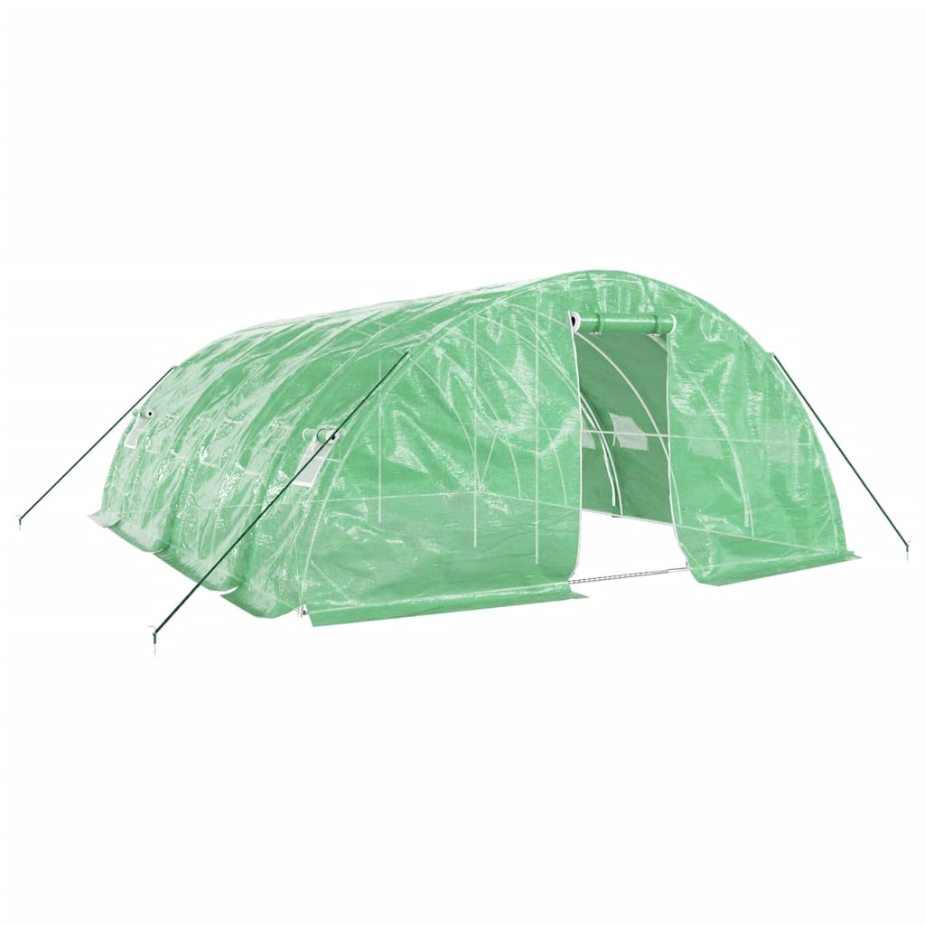 Greenhouse with Steel Frame Green 30 m² 6x5x2,3 m