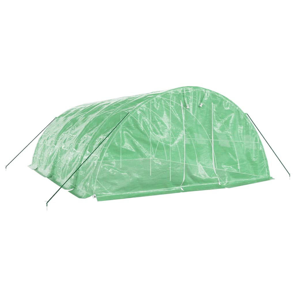 Greenhouse with Steel Frame Green 30 m² 6x5x2,3 m