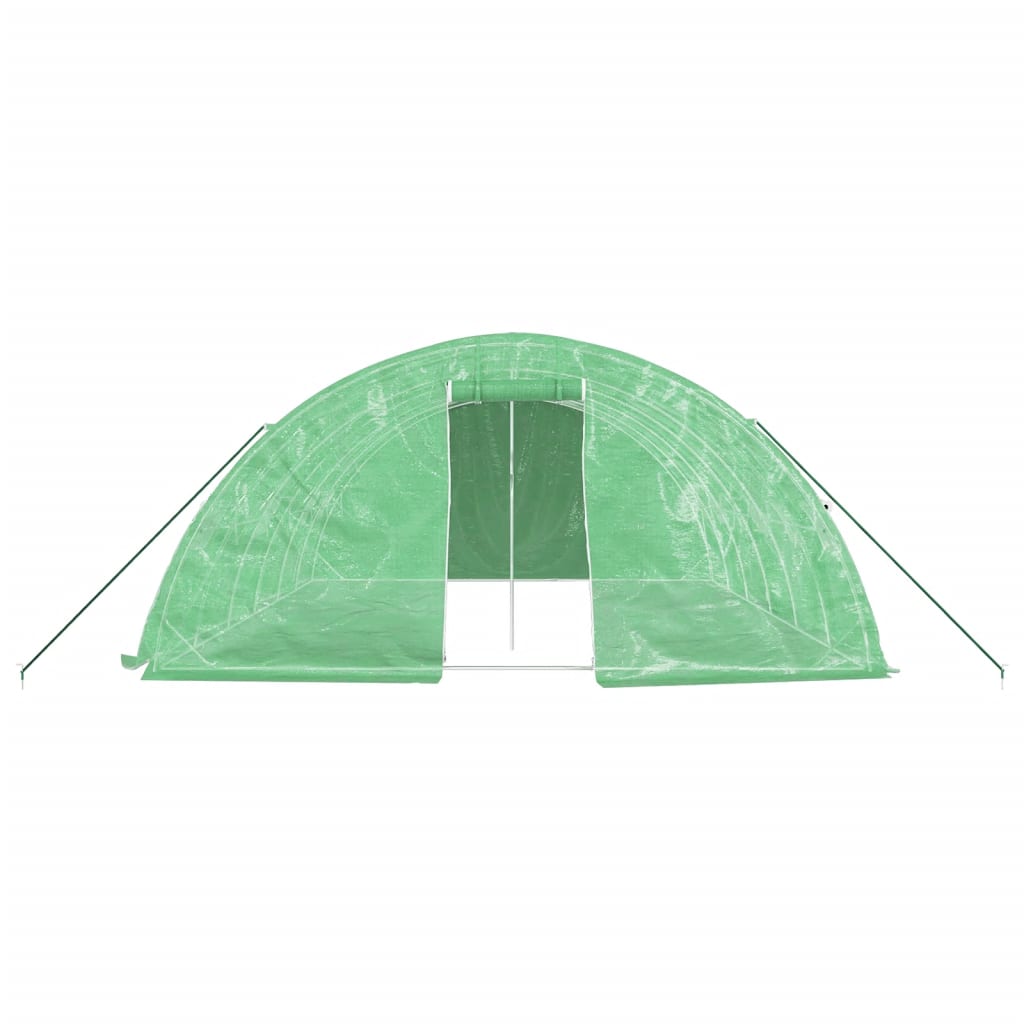 Greenhouse with Steel Frame Green 30 m² 6x5x2,3 m