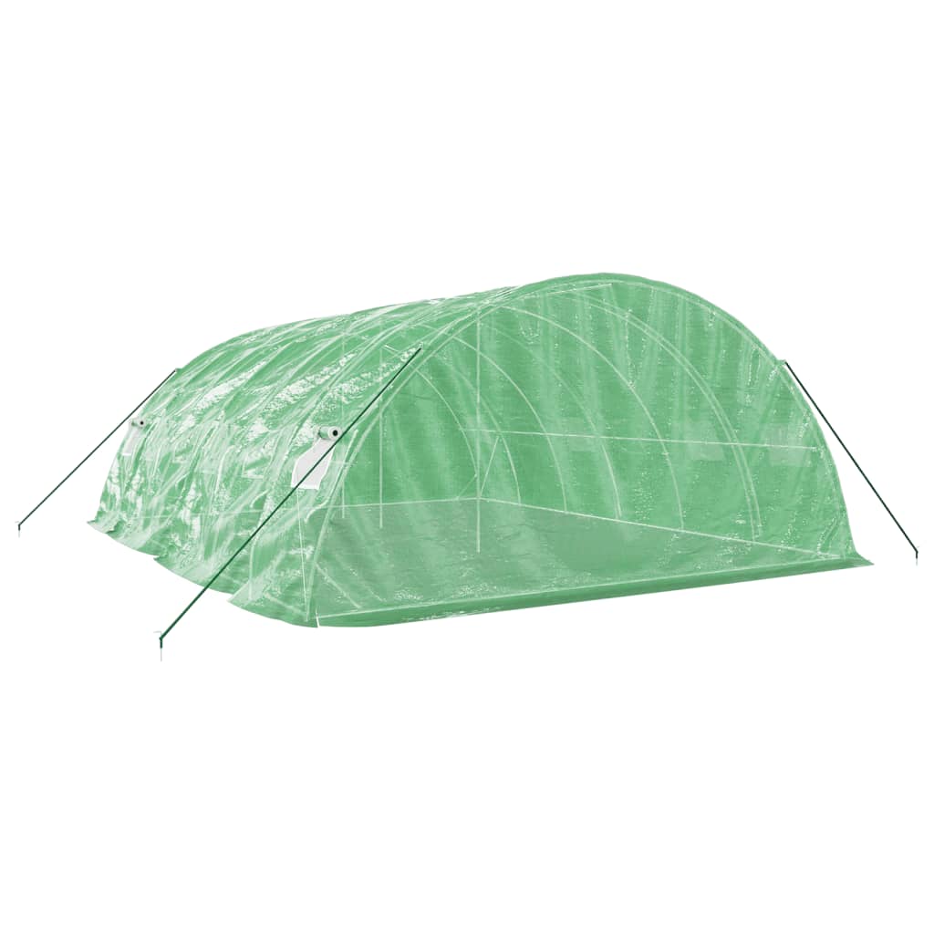 Greenhouse with Steel Frame Green 30 m² 6x5x2,3 m