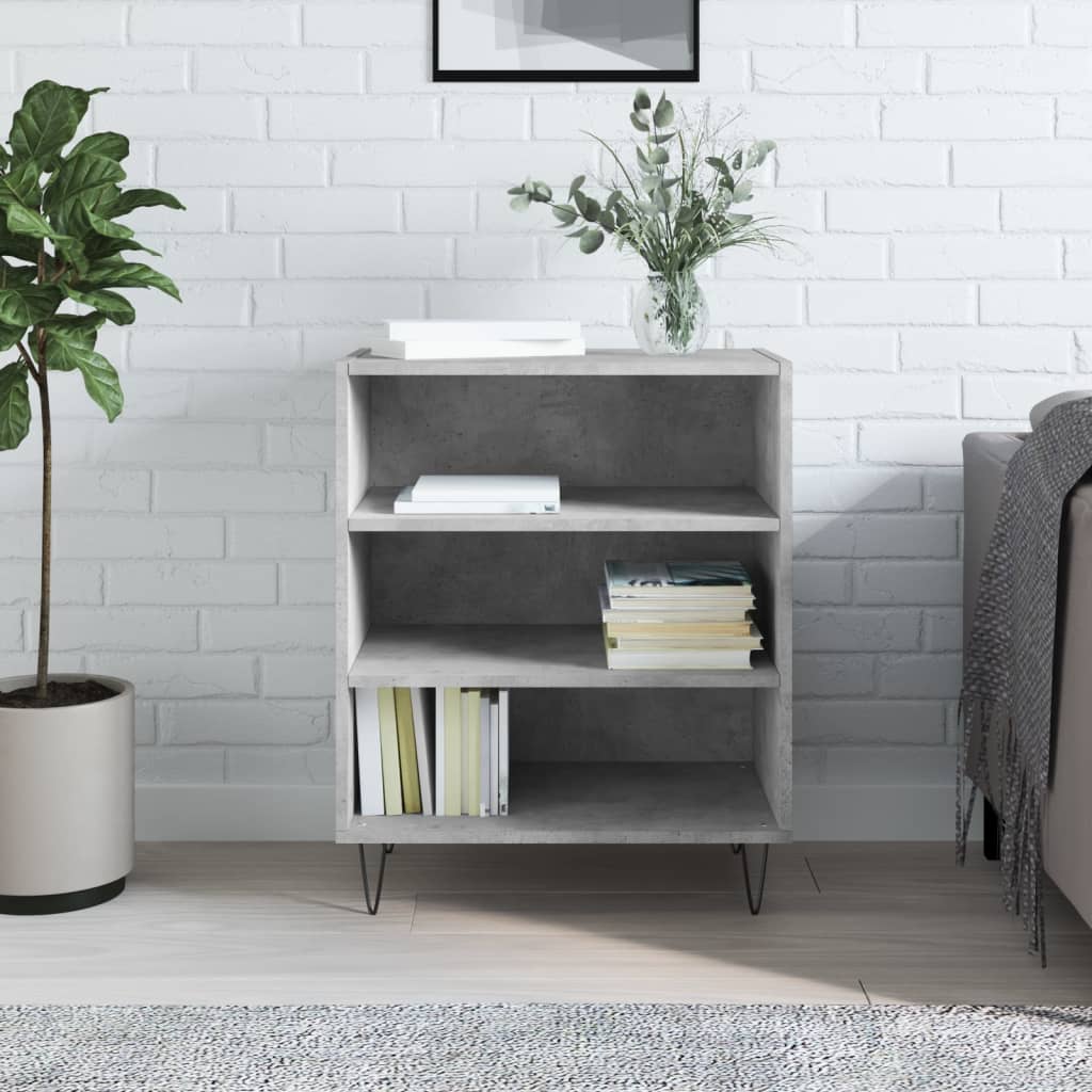 Sideboard Concrete Grey 57x35x70 cm Engineered Wood