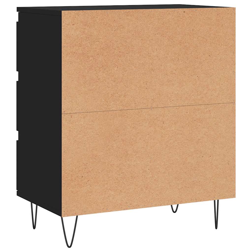 Sideboard Black 60x35x70 cm Engineered Wood