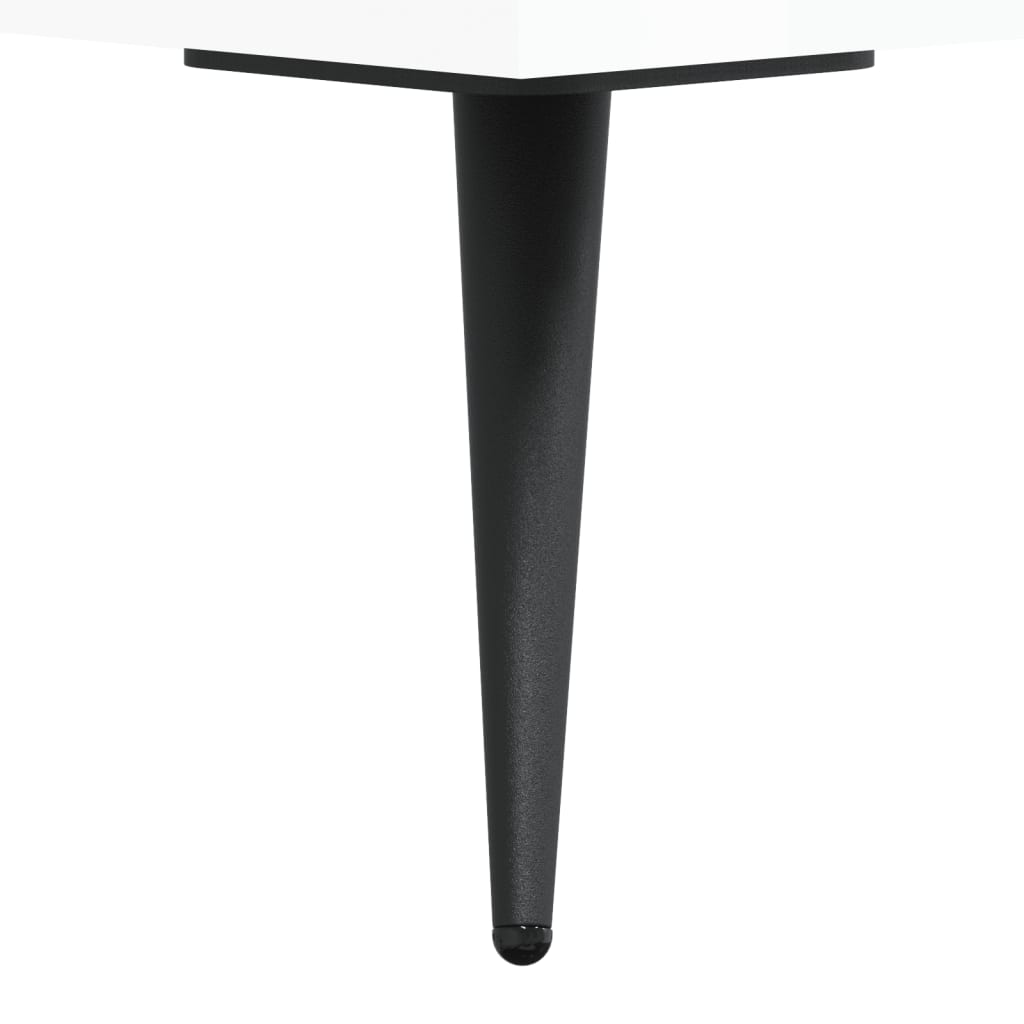 Bedside Cabinets 2 pcs High Gloss White 40x35x47.5 cm Engineered Wood