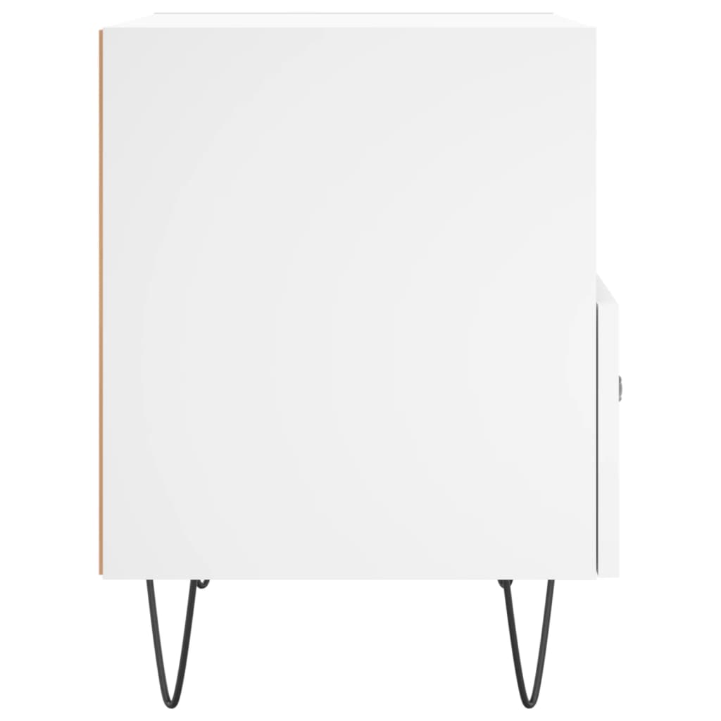 Bedside Cabinets 2 pcs White 40x35x47,5 cm Engineered Wood