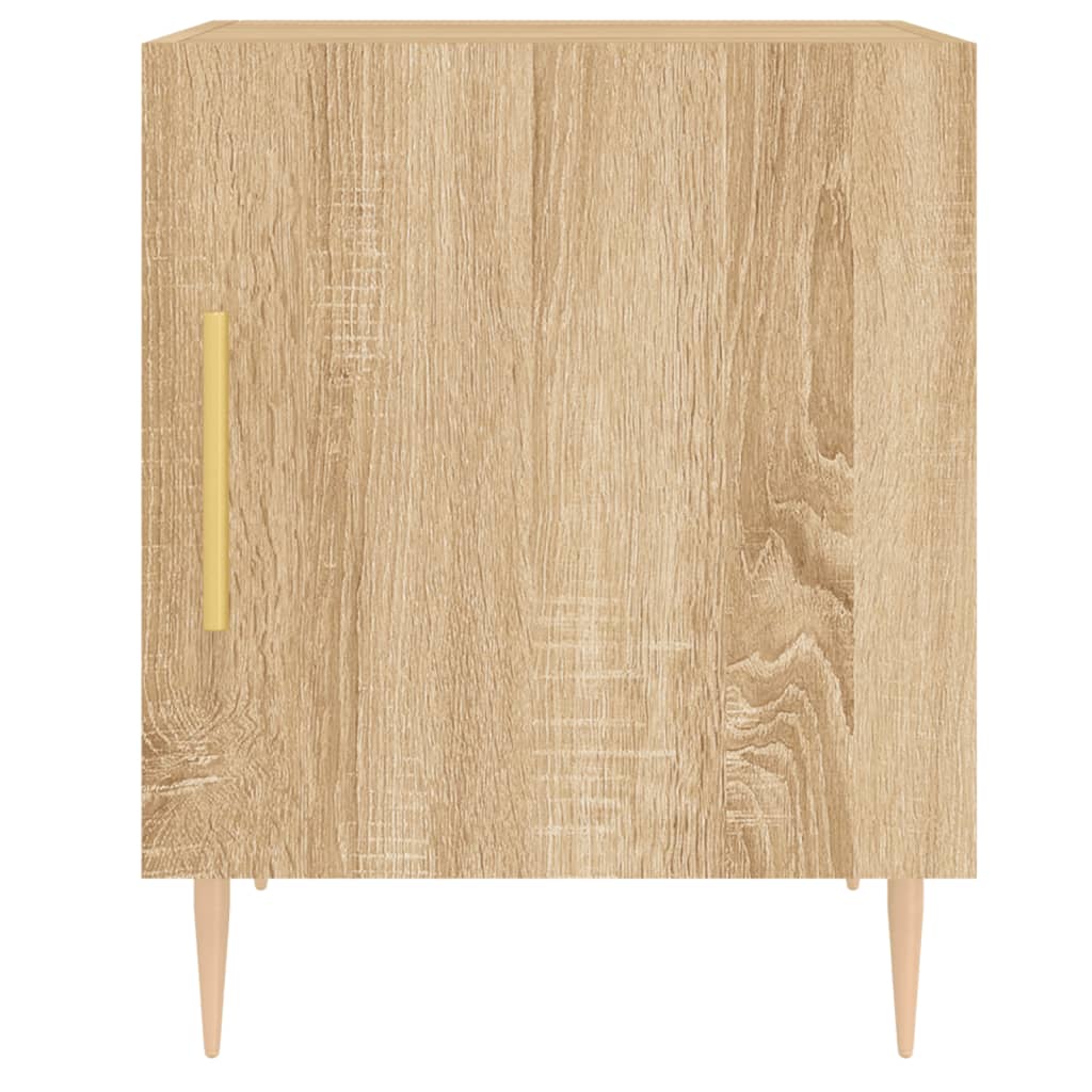 Bedside Cabinets 2 pcs Sonoma Oak 40x40x50 cm Engineered Wood