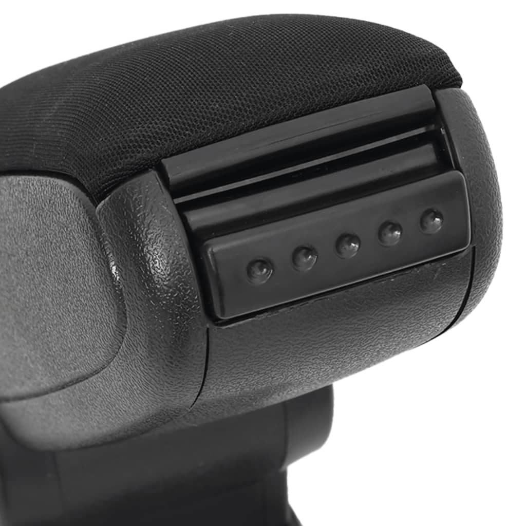 Car Armrest for VW POLO 6R/6C (2009-2017) Black 12x34x(35-47) cm ABS