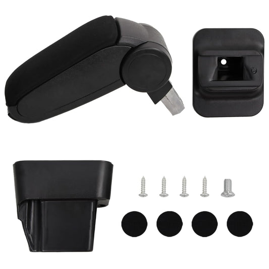 Car Armrest for OPEL ASTRA H (2004-2010) Black 13x34x(33-46) cm ABS
