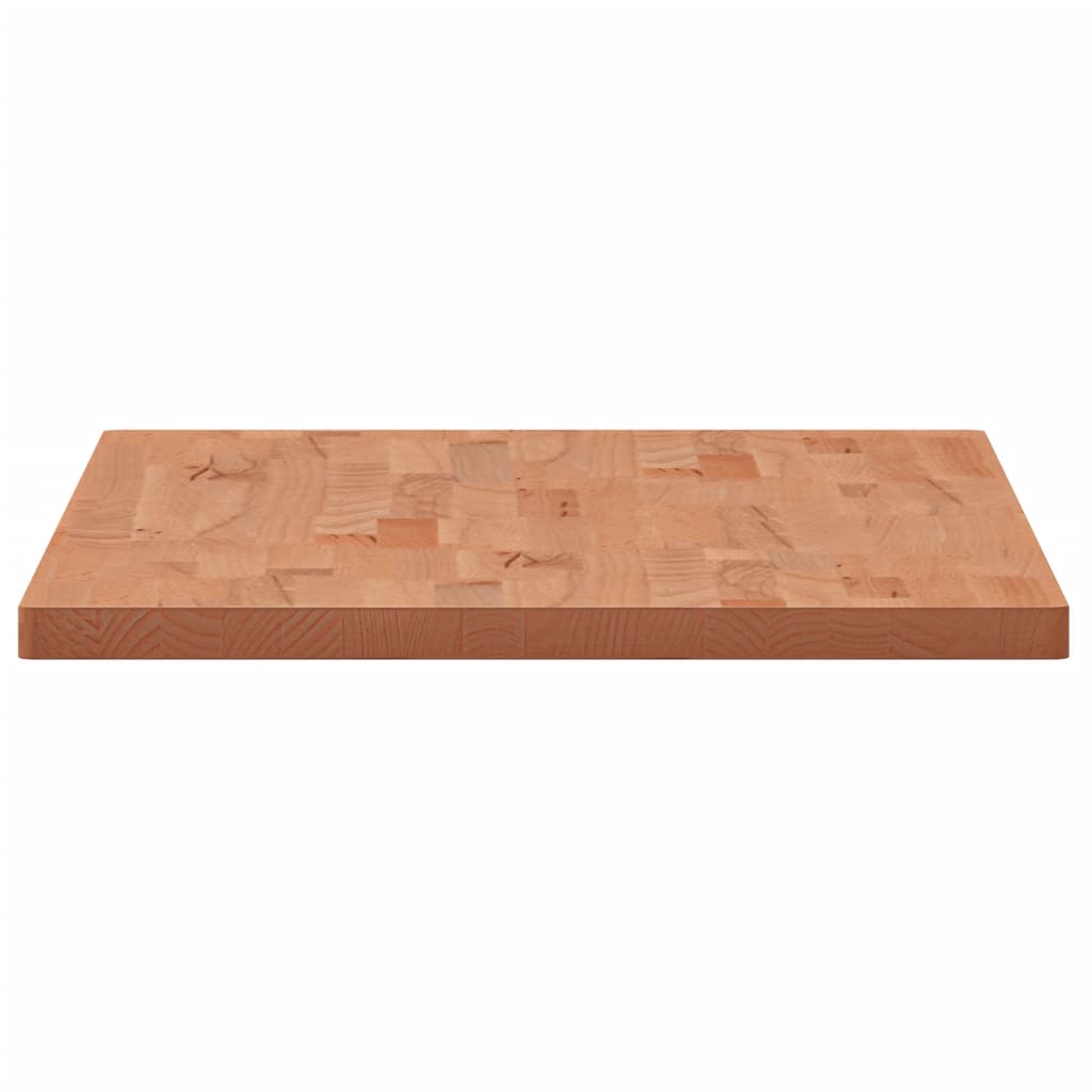 Table Top 100x50x2.5 cm Rectangular Solid Wood Beech
