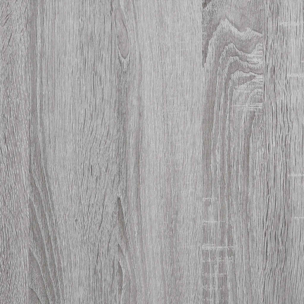 Console Table with Drawers and Shelves Grey Sonoma Engineered Wood