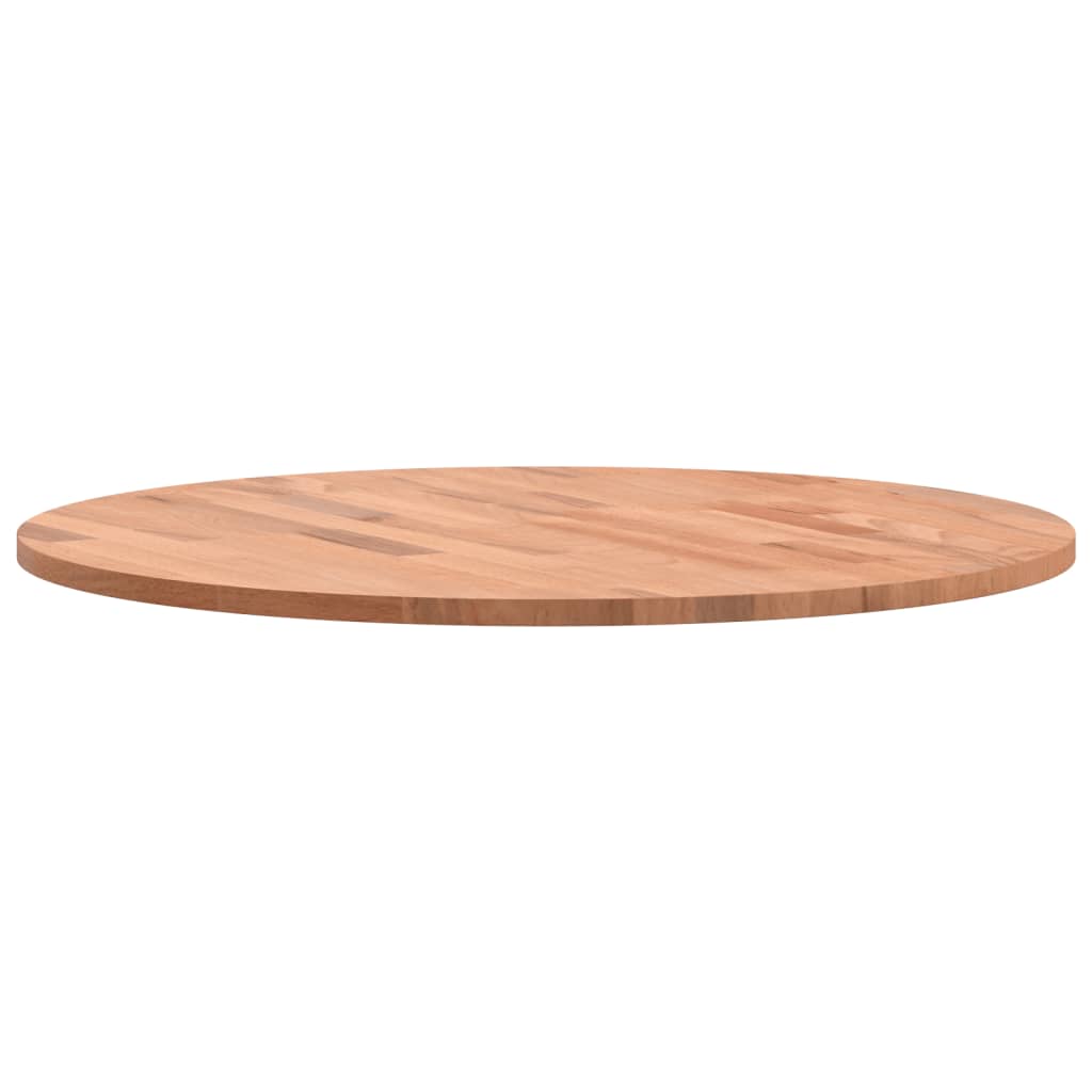Table Top Ø60x1.5 cm Round Solid Wood Beech