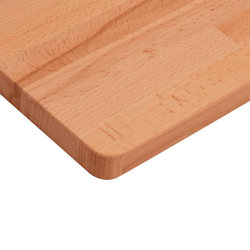 Table Top 70x70x1.5 cm Square Solid Wood Beech
