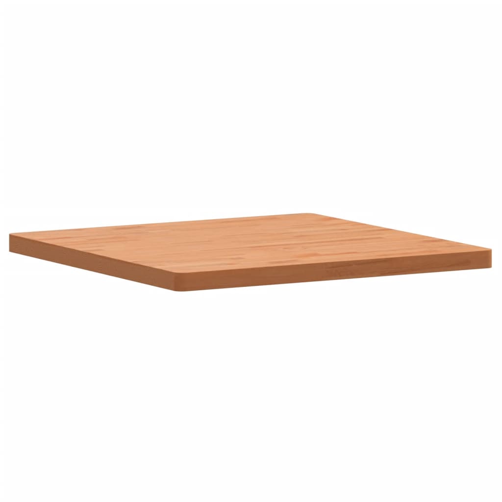 Table Top 80x80x4 cm Square Solid Wood Beech