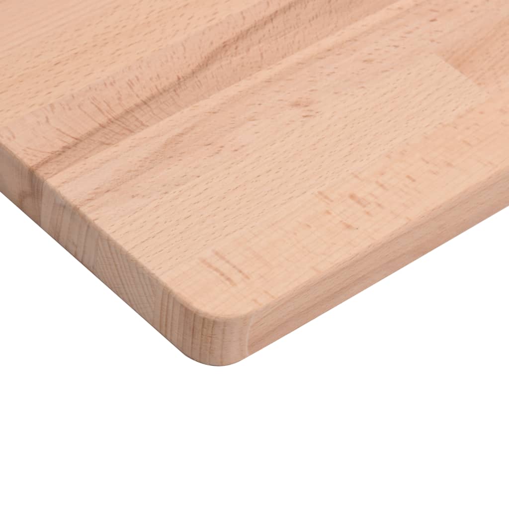 Bathroom Countertop 100x50x2.5 cm Solid Wood Beech