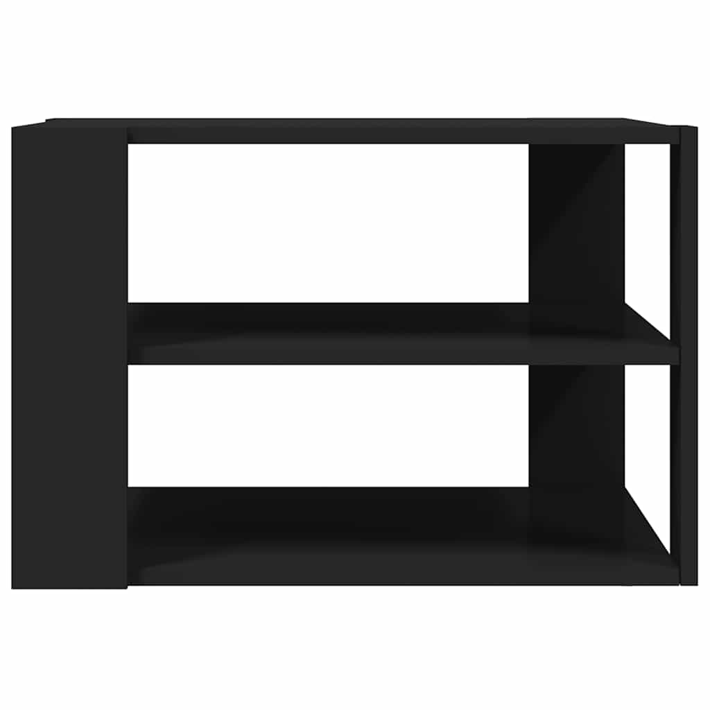 Coffee Table Black 58x58x40 cm Engineered Wood