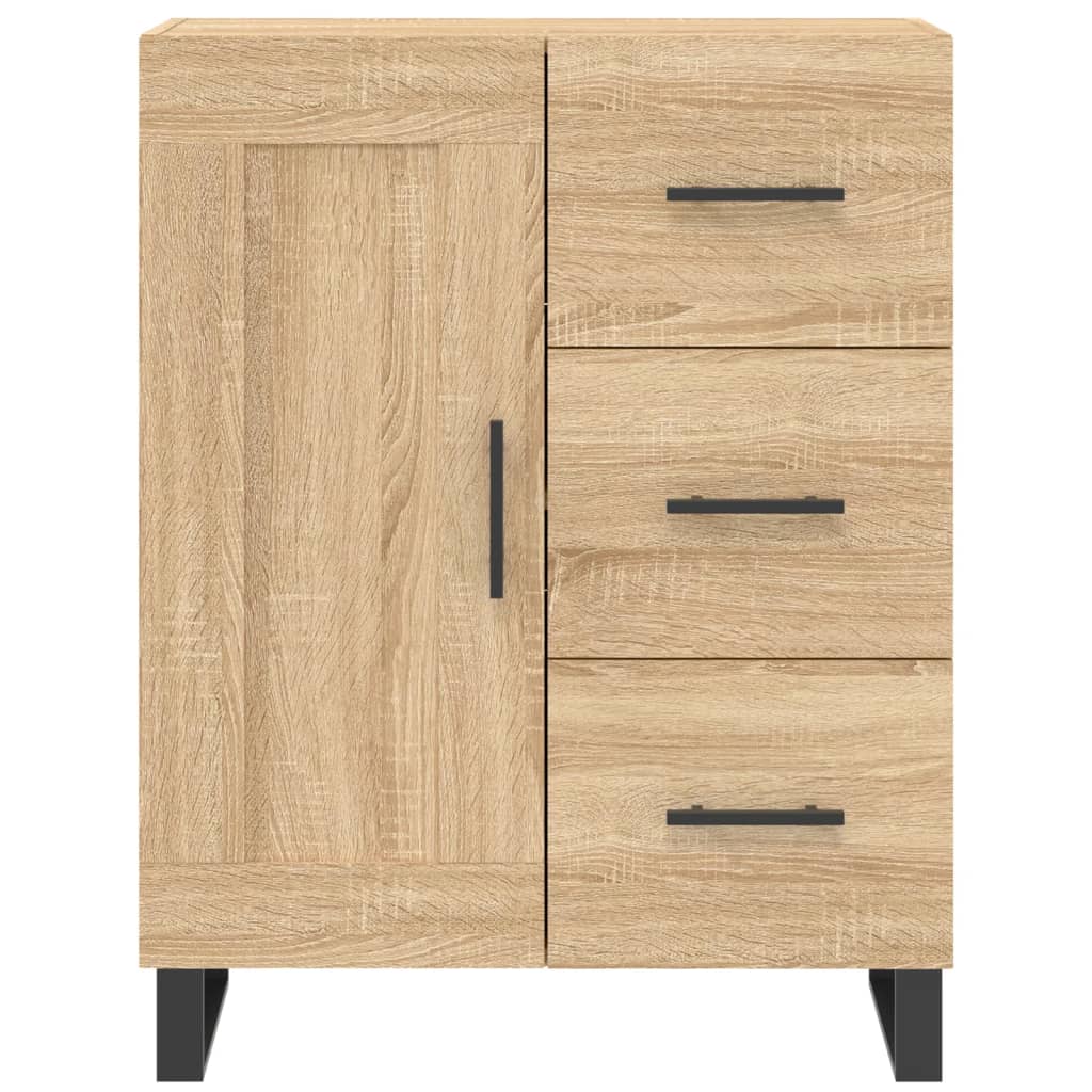 Highboard Sonoma Oak 69.5x34x180 cm Engineered Wood