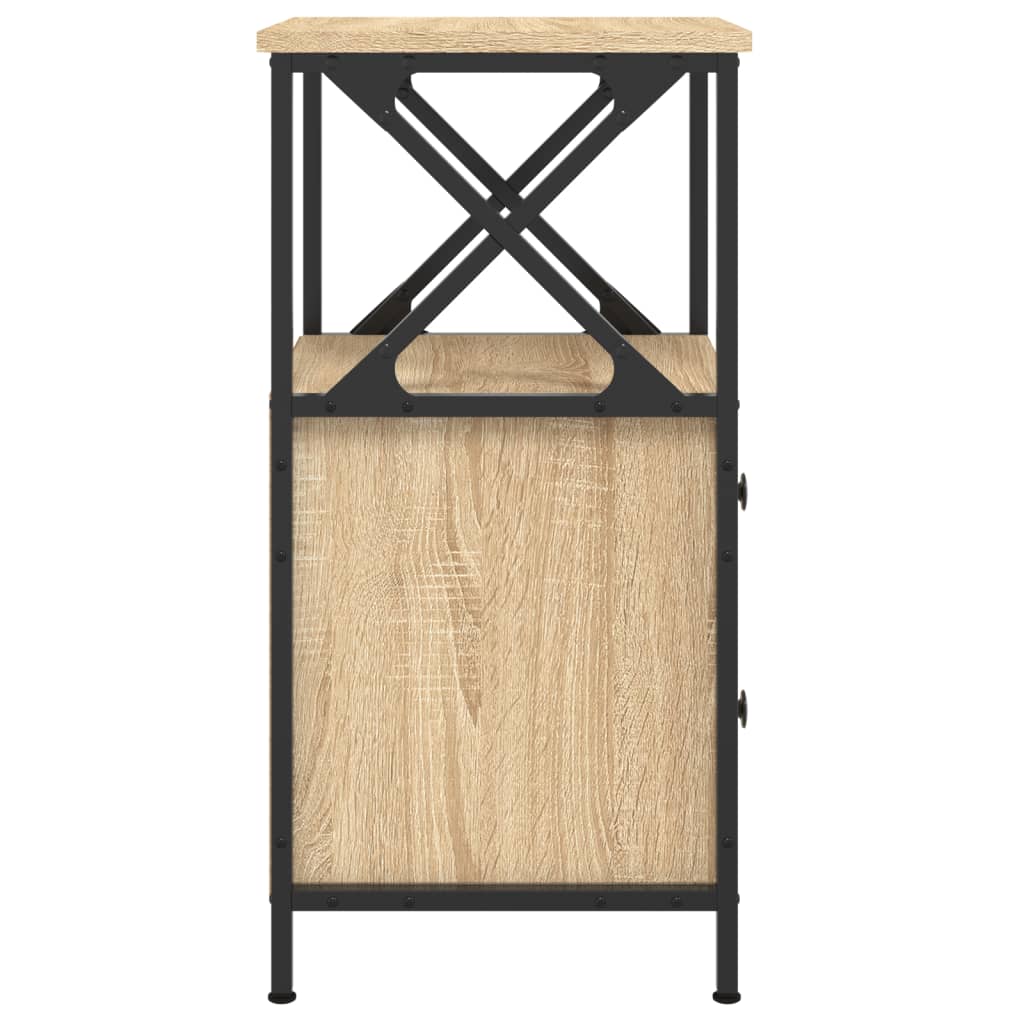 Bedside Cabinet Sonoma Oak 34x35,5x70 cm Engineered Wood