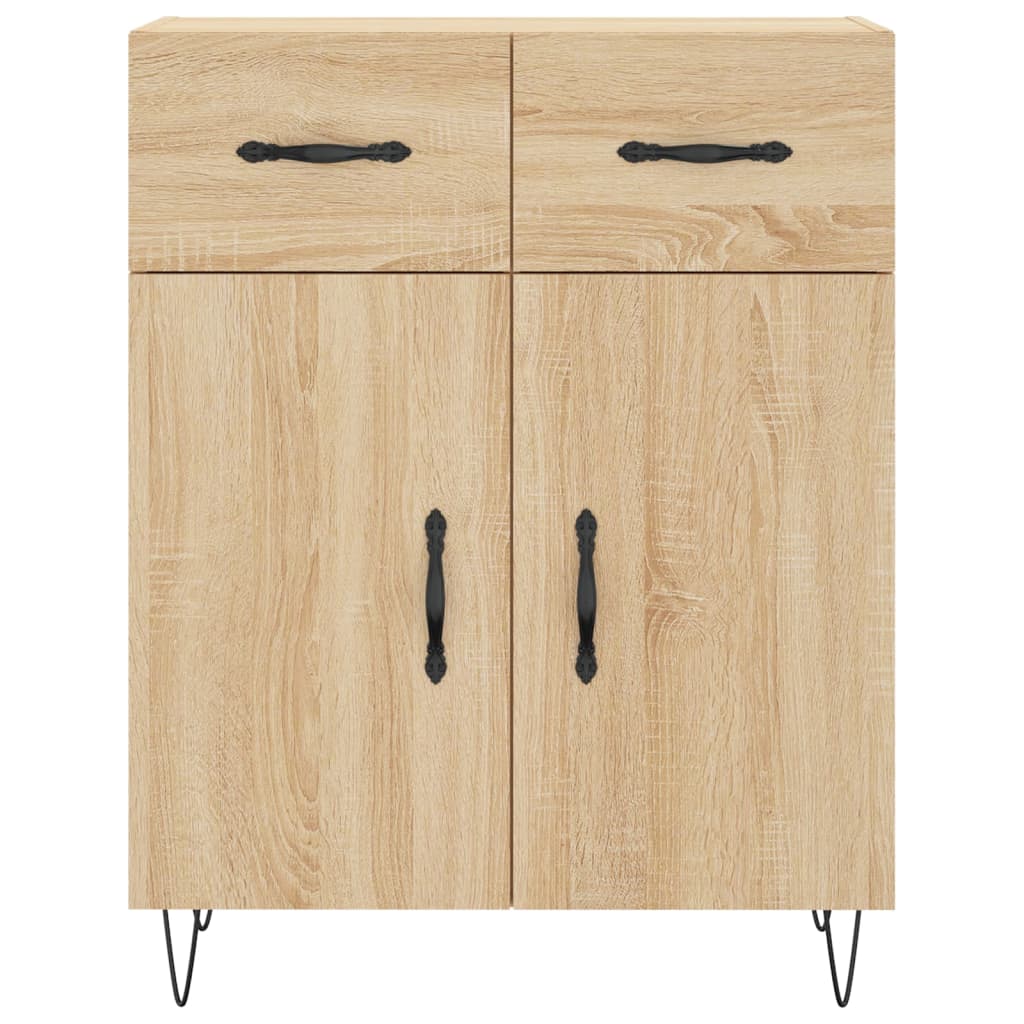 Sideboard Sonoma Oak 69.5x34x90 cm Engineered Wood