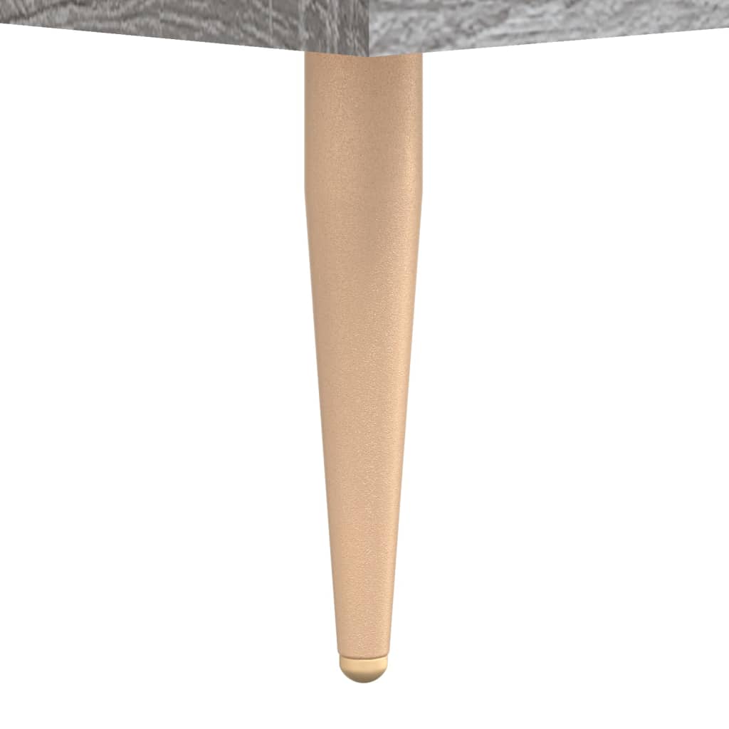 Desk Grey Sonoma 140x50x75 cm Engineered Wood